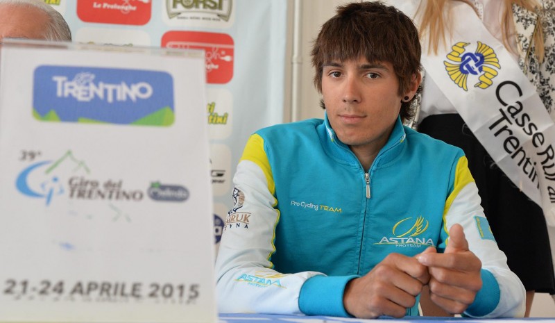 39° GIRO DEL TRENTINO MELINDA CONFERENZA STAMPA DIEGO ROSA 20-04-2015 © foto Daniele Mosna