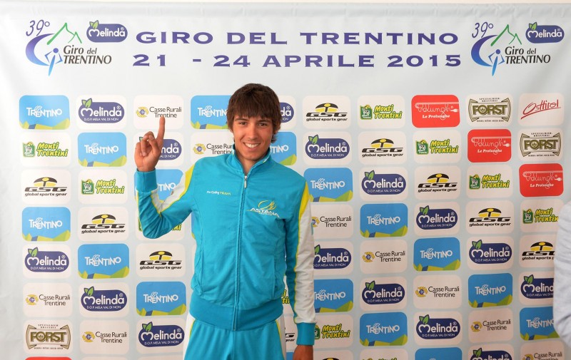 39° GIRO DEL TRENTINO MELINDA CONFERENZA STAMPA DIEGO ROSA 20-04-2015 © foto Daniele Mosna