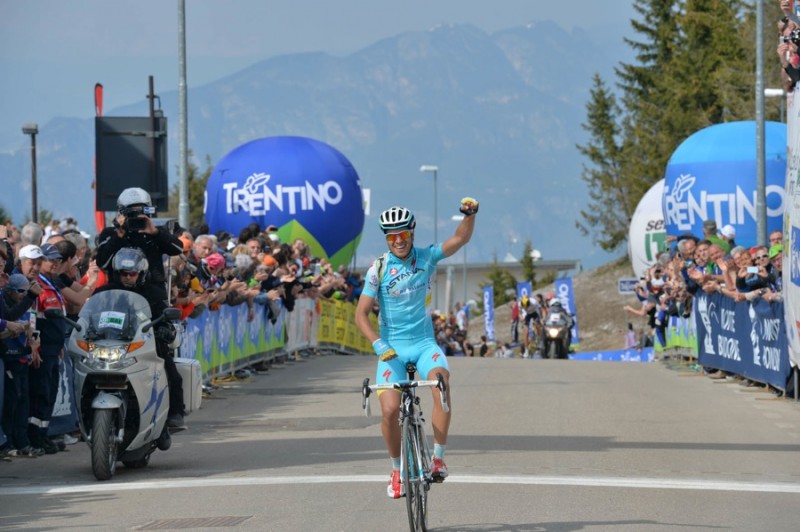 38° GIRO DEL TRENTINO 4 TAPPA DAONE VASON MONTE BONDONE MICHEL LANDA 25-04-2014 © foto daniele Mosna