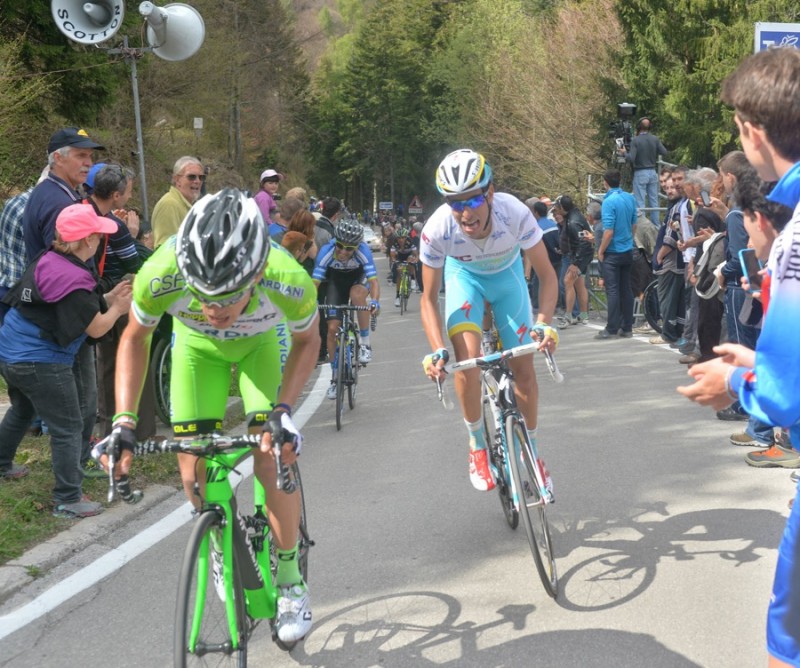38° GIRO DEL TRENTINO 3 TAPPA MORI RONCONE FABIO ARU 23-04-2014 © foto Daniele Mosna