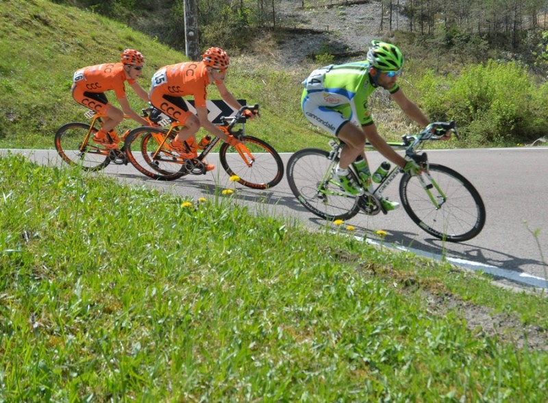 38° GIRO DEL TRENTINO MORI RONCONE MORENO MOSER © foto Daniele Mosna