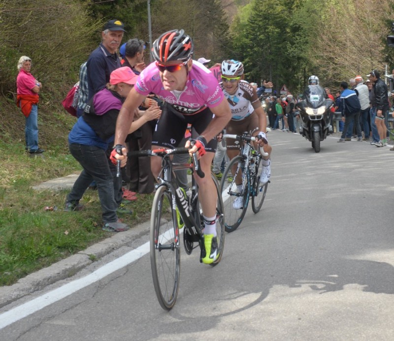 38° GIRO DEL TRENTINO 3 TAPPA MORI RONCONE VINCE CADEL EVANS 23-04-2014 © foto Daniele Mosna