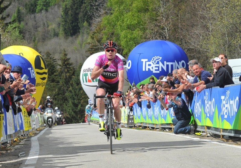 38° GIRO DEL TRENTINO 3 TAPPA MORI RONCONE VINCE CADEL EVANS 23-04-2014 © foto REMO Mosna