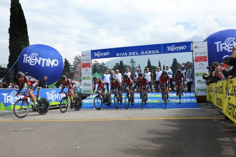 BMC TEAM 1°tappa Crono squadre Riva del Garda-Arco