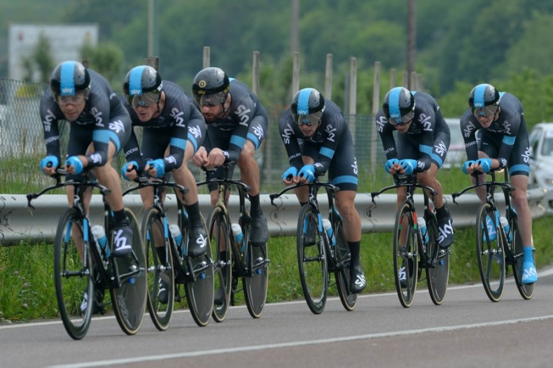 38° GIRO DEL TRENTINO 1 TAPPA RIVA DEL GARDA ARCO CRONOSQUADRE TEAM SKY 22-04-2014 © foto Daniele Mosna
