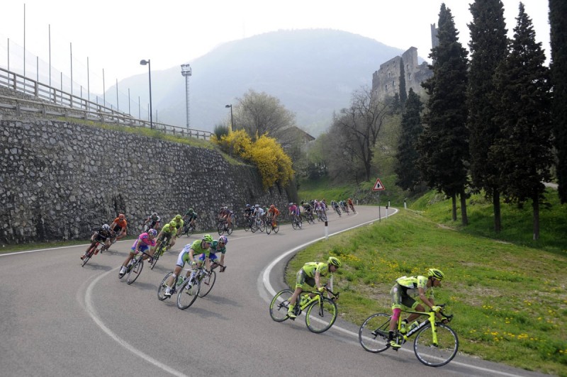 37° GIRO DEL TRENTINO 4 TAPPA ARCO SEGA DI ALA 19-04-2012 GIRO DEL TRENTINO PANORAMICHE © FOTO DANIELE MOSNA