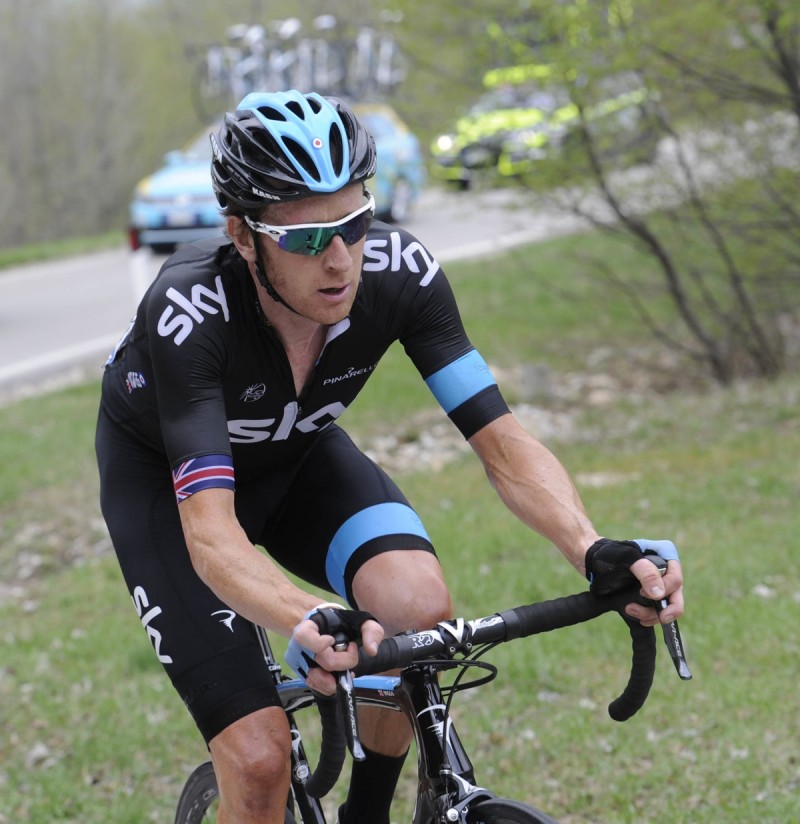 37° GIRO DEL TRENTINO 4 TAPPA ARCO SEGA DI ALA 19-04-2012 GIRO DEL TRENTINO IN AZIONE BRADLEY WIGGINS © FOTO DANIELE MOSNA