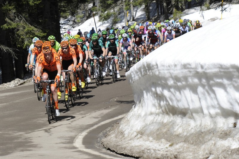 37° GIRO DEL TRENTINO 2 TAPPA SILLAN LEVICO VETRIOLO PASSO LAVAZè17-04-2013 © foto Daniele Mosna