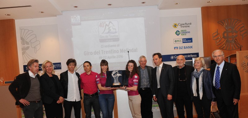 Presentazione del 40° Giro del Trentino Melinda, 29 marzo 2016 © foto Daniele Mosna