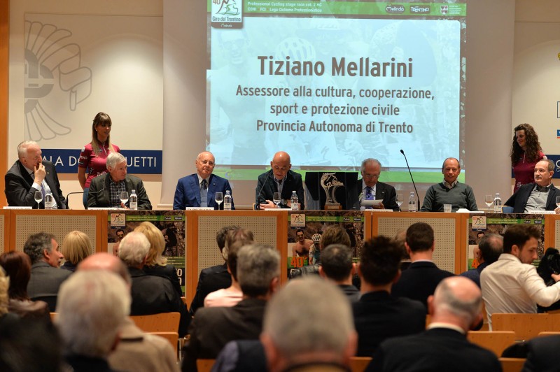 Presentazione del 40° Giro del Trentino Melinda, 29 marzo 2016 © foto Daniele Mosna