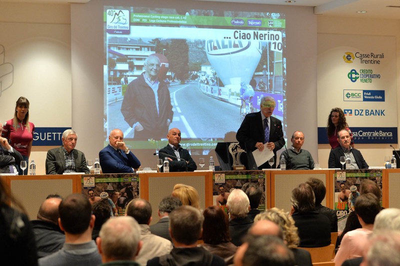Presentazione del 40° Giro del Trentino Melinda, 29 marzo 2016 © foto Daniele Mosna