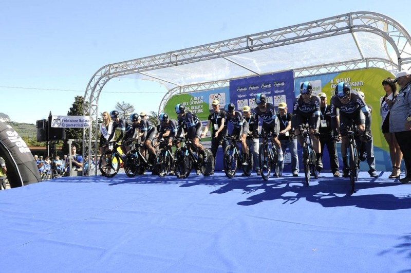 40° GIRO DEL TRENTINO MELINDA , cronosquadre RIVA DEL GARDA TORBOLE , 19 Aprile 2016 © foto Natascia GraziolaDaniele mosna