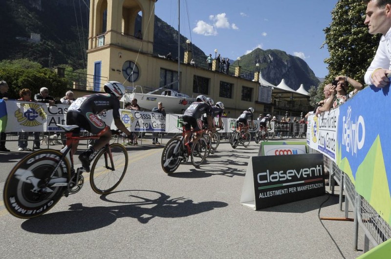 40° GIRO DEL TRENTINO MELINDA , cronosquadre RIVA DEL GARDA TORBOLE , 19 Aprile 2016 © foto Natascia GraziolaDaniele mosna