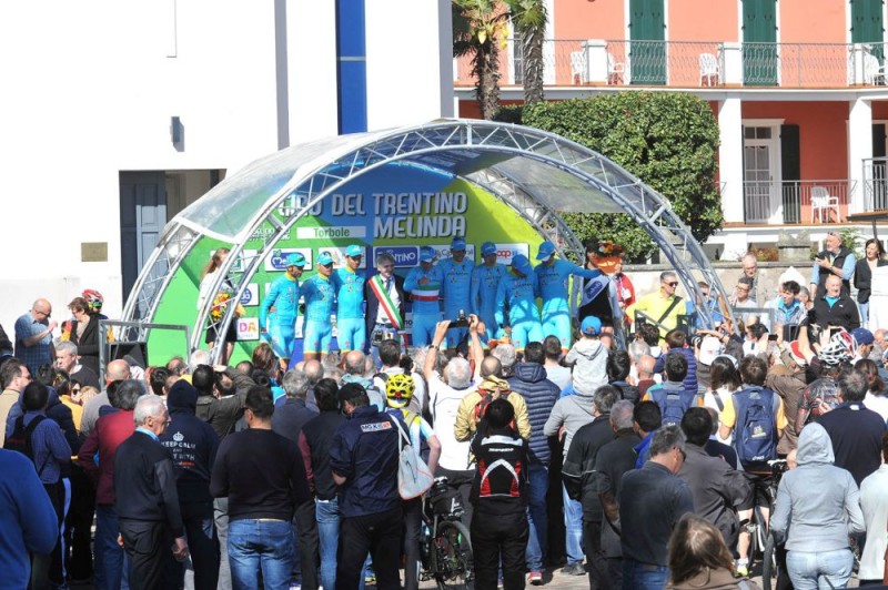 40° GIRO DEL TRENTINO MELINDA , cronosquadre RIVA DEL GARDA TORBOLE , 19 Aprile 2016 © foto Natascia GraziolaDaniele mosna