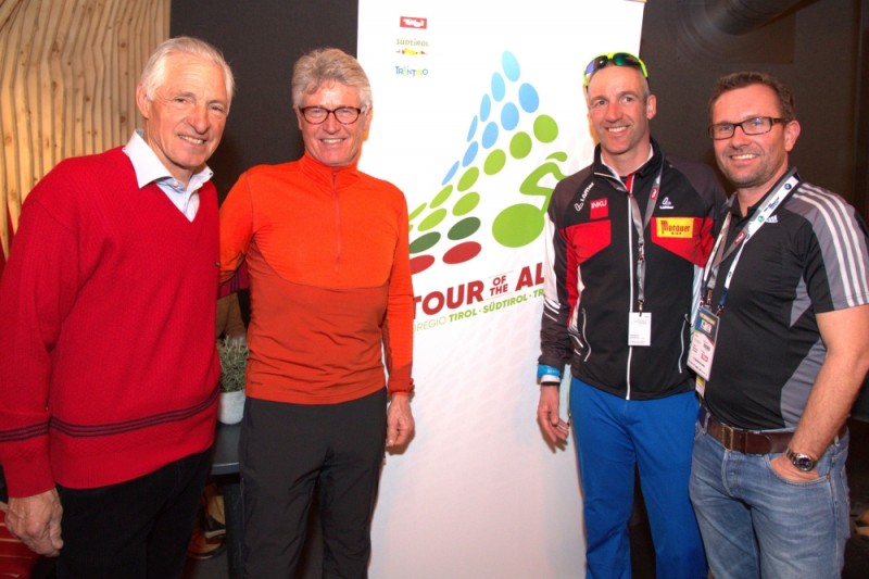 Francesco Moser, Helmut Wechselberger, Christoph Sumann e Georg Totschnig