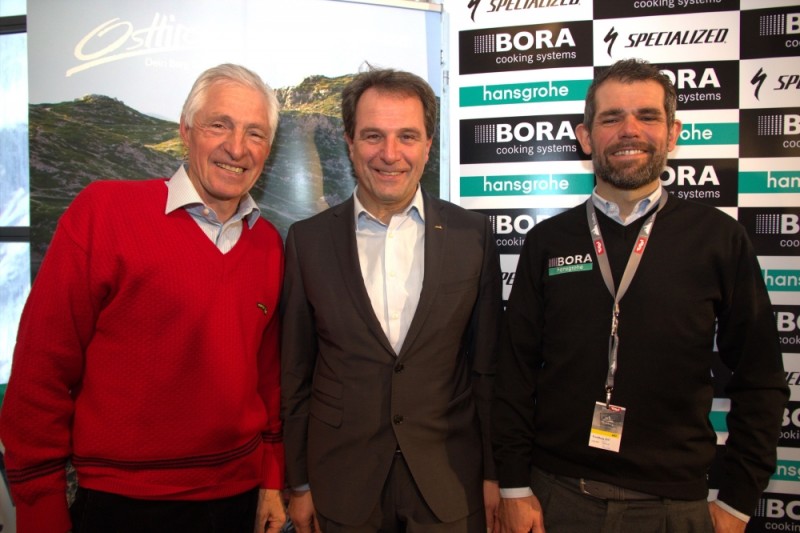 Francesco Moser, Franz Theurl, Ralph Denk